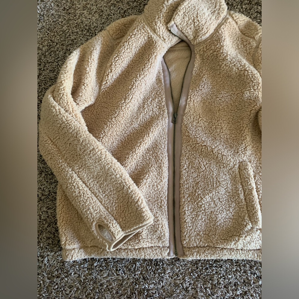 Old navy teddy zip up